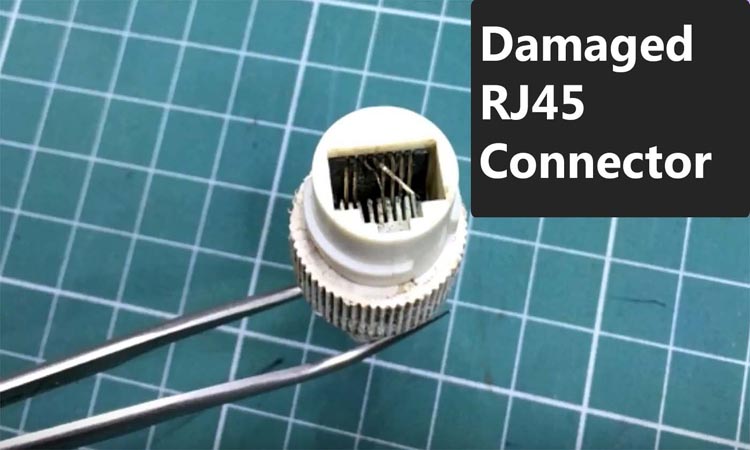 Как исправить поврежденный разъем RJ45 IP-камеры?