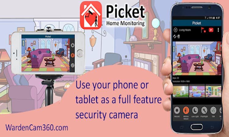 Picket - приложение для видеонаблюдения. Инструкция. Скачать